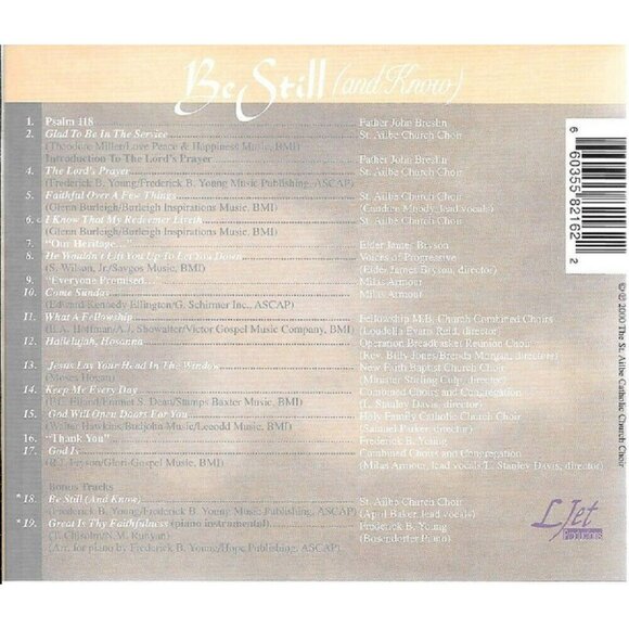 Be Still and Know by Fran Allen-Leake Soulful Gospel Music Cd36325cd - Picture 2 of 2